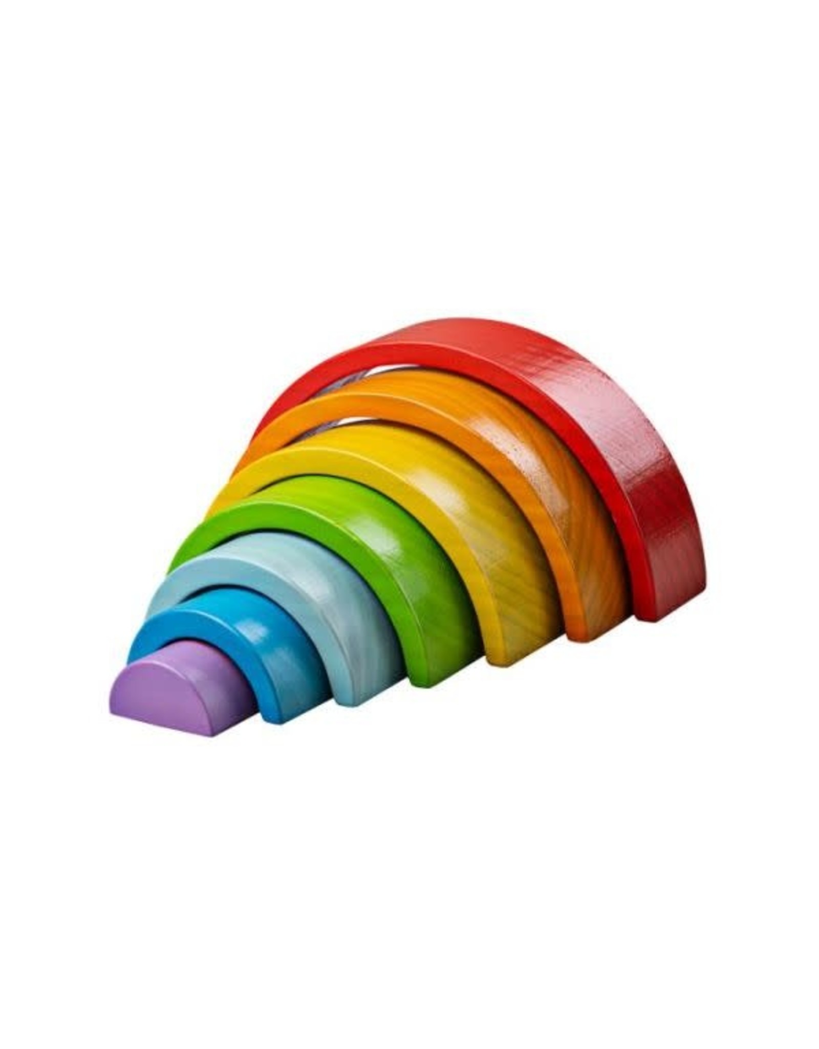 Bigjigs Toys Bigjigs Wooden Stacking Rainbow Small