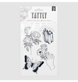 Tattly Earthly Gems Tattoo Sheet