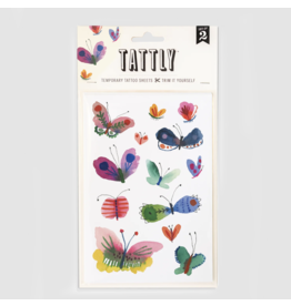 Tattly Butterfly Frenzy Tattoo Sheet