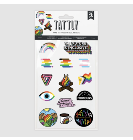 Tattly Inclusive Pride Tattoo Sheet