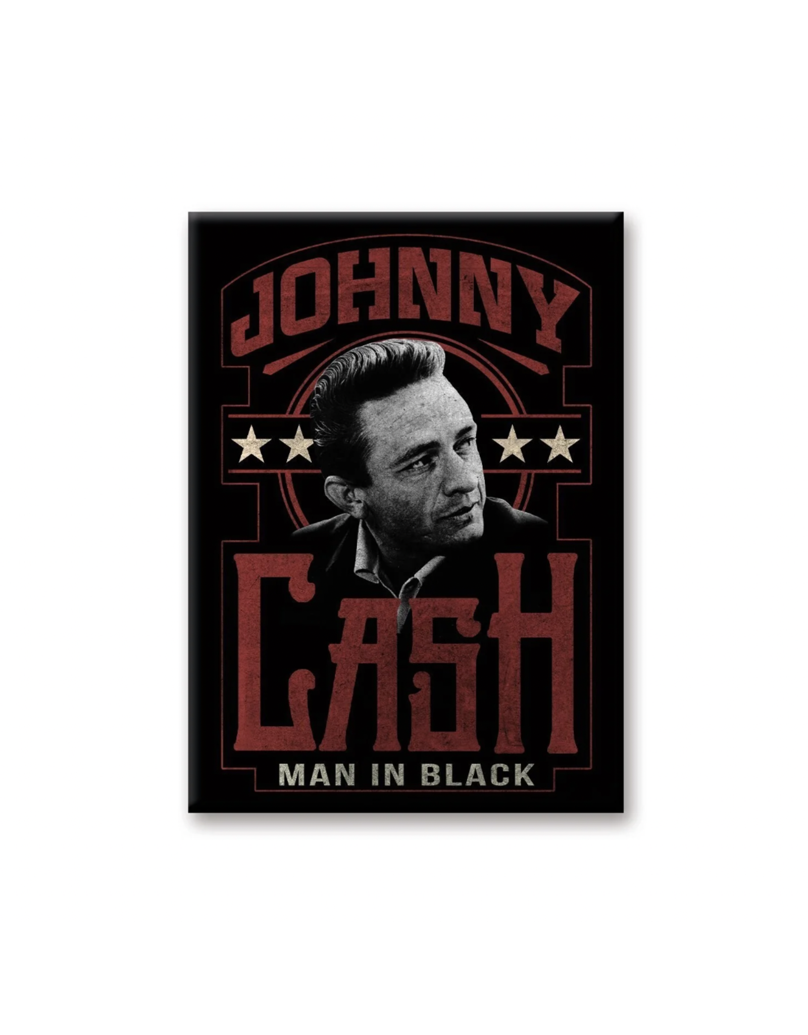 NMR Johnny Cash Label Flat Magnet