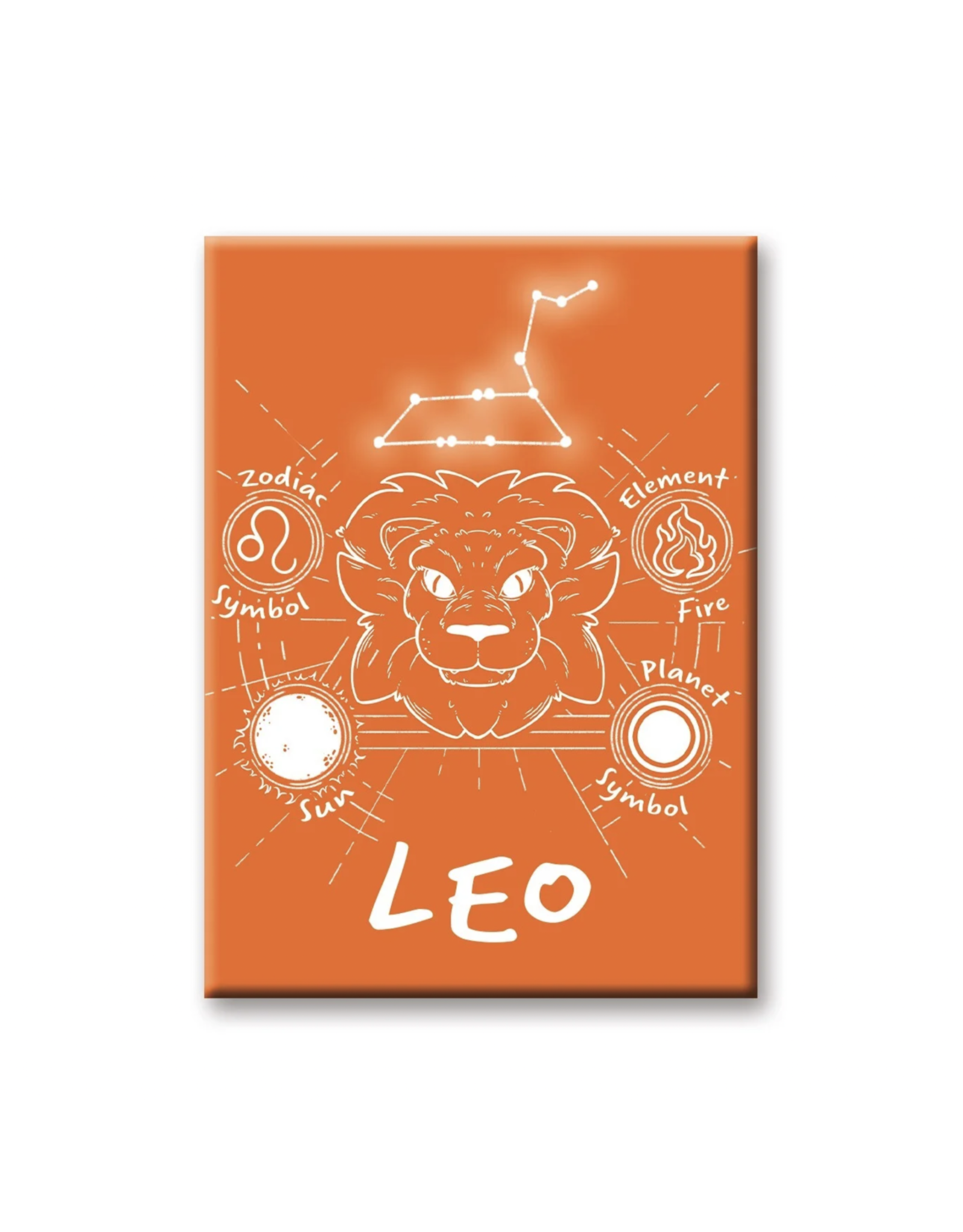 NMR Horoscope Leo Flat Magnet