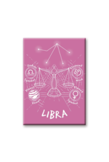 NMR Horoscope Libra Flat Magnet