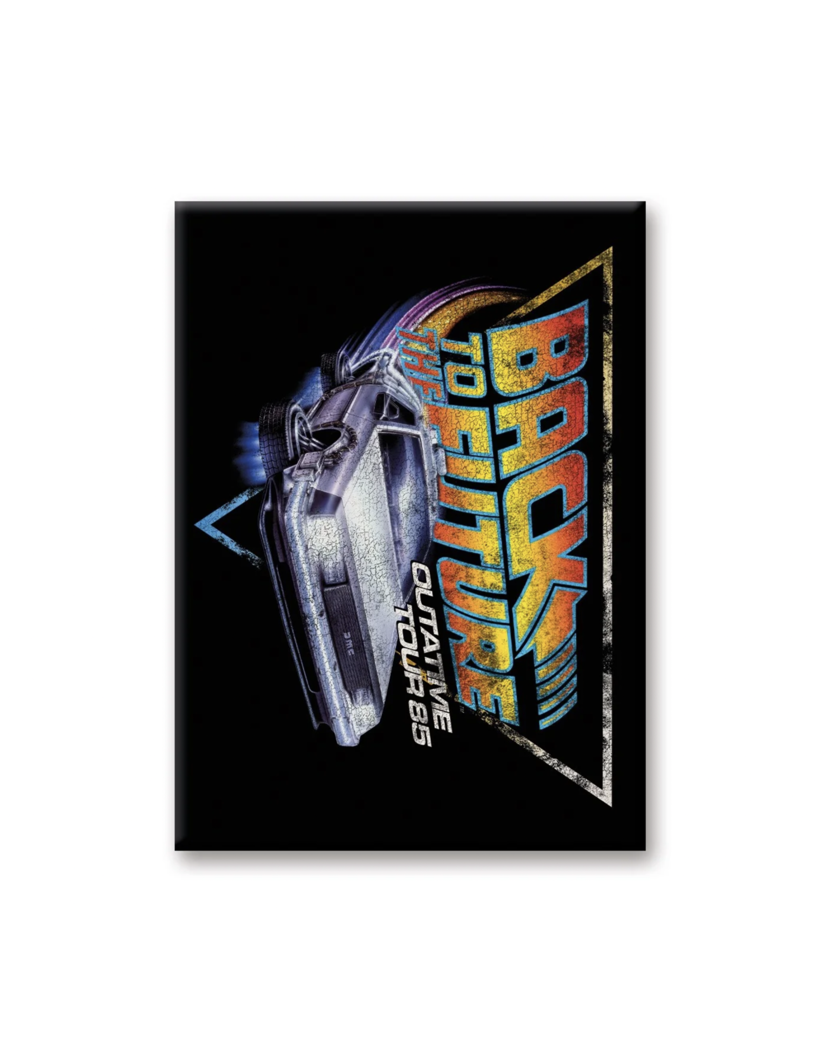 NMR Back To The Future OUTATIME Tour Flat Magnet