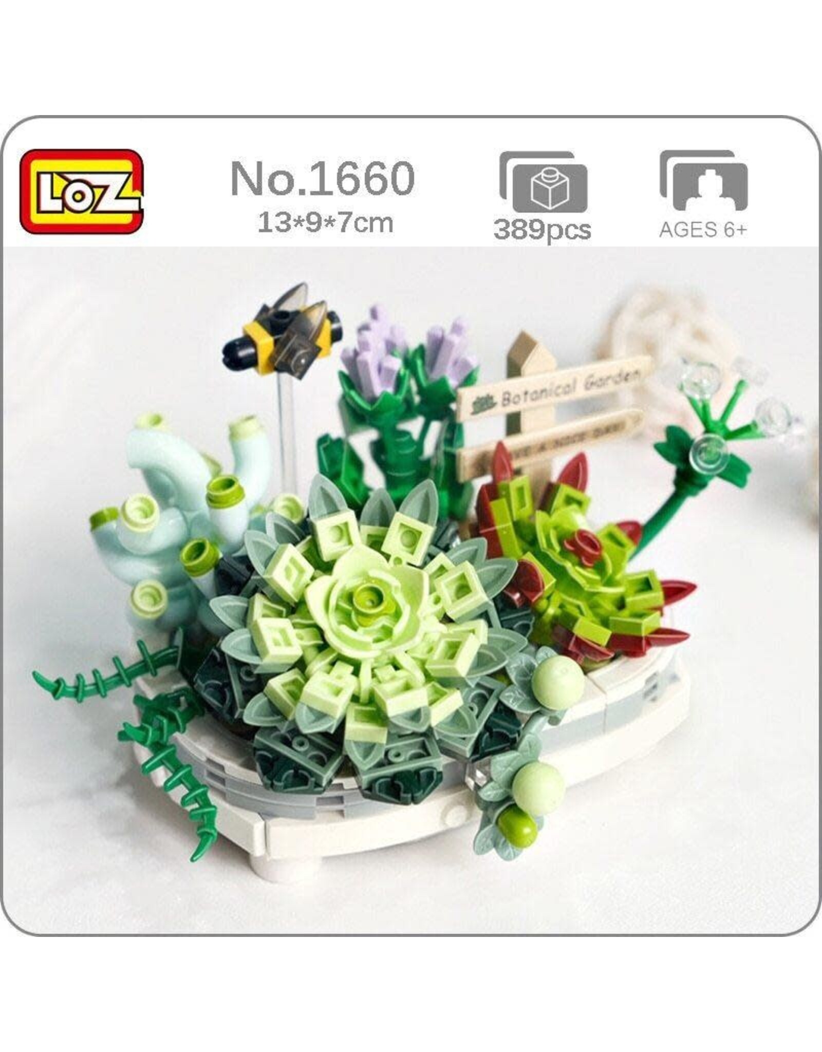 LOZ Potted Succulent Plants Mini Block Set