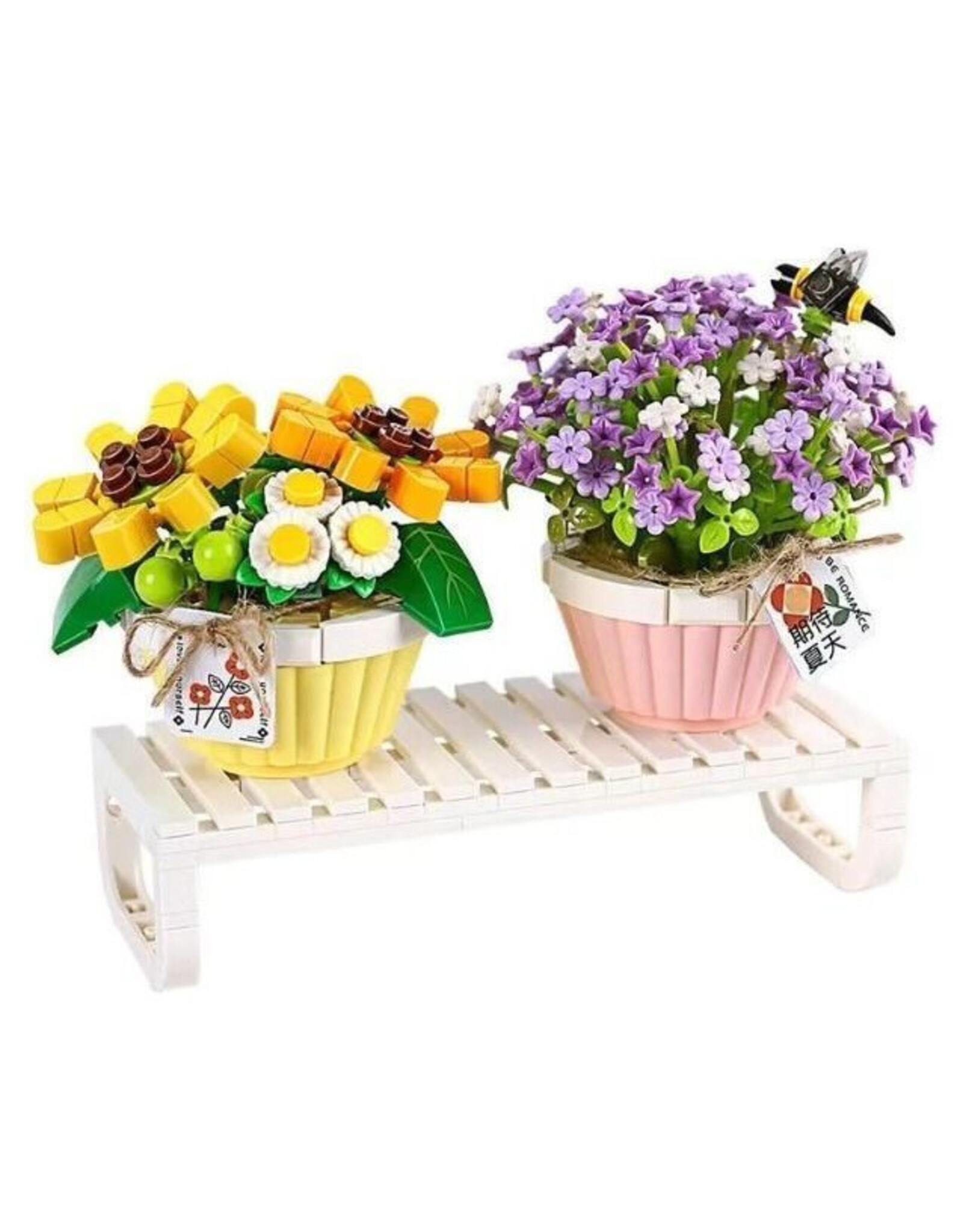 LOZ Spring Baby’s Breath Daisy With Bee Mini Block Set