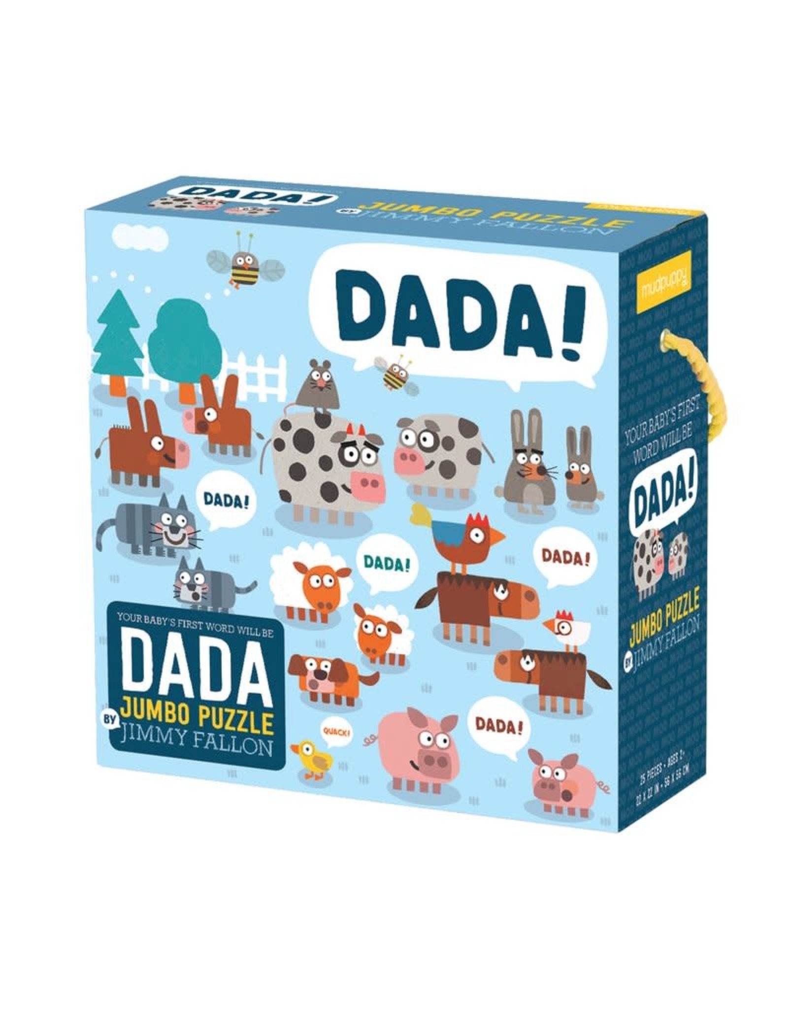 Mudpuppy Jimmy Fallon Your Baby's First Word Will Be Dada Jumbo 25pc Puzzle