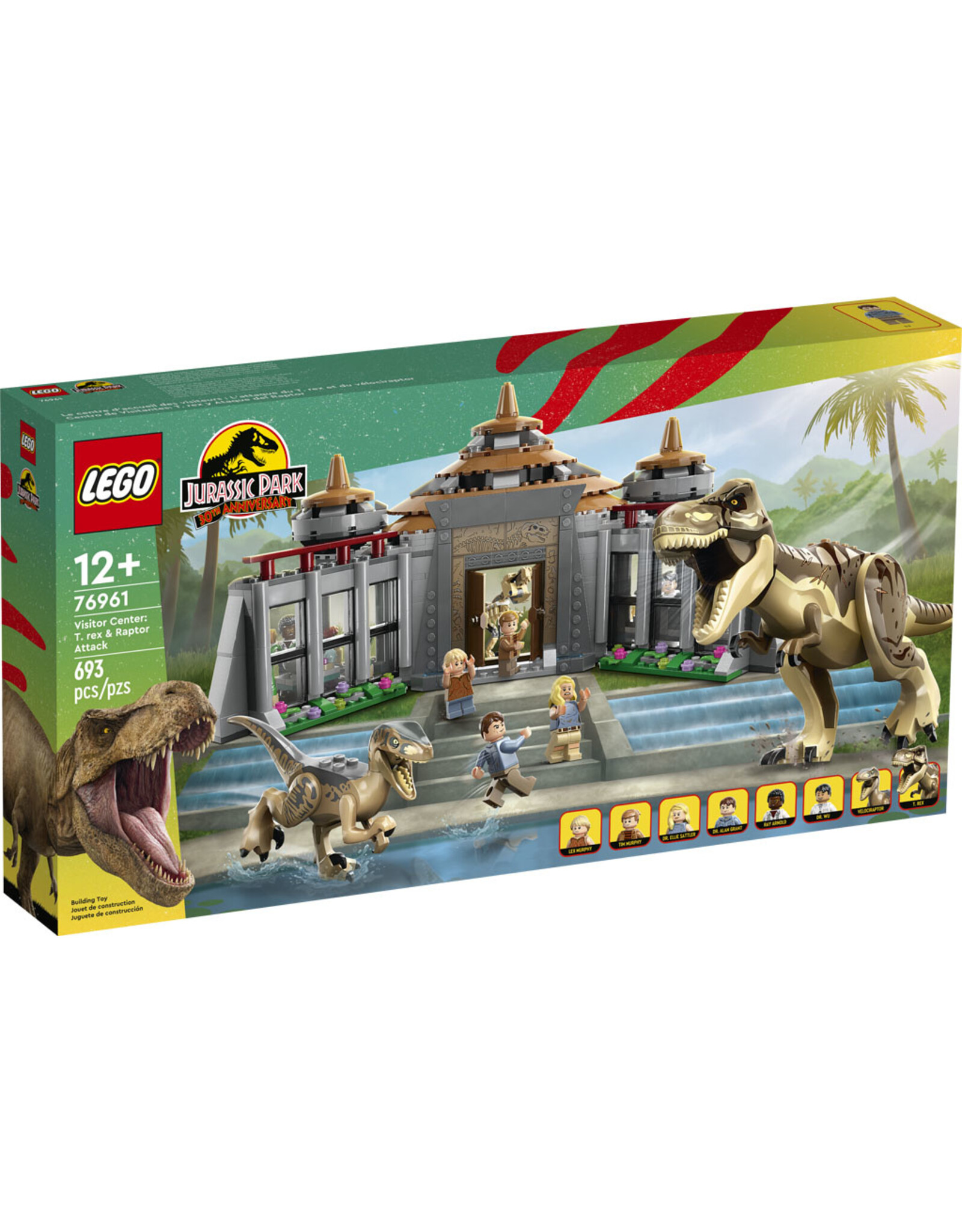 Lego Visitor Center: T. Rex & Raptor Attack
