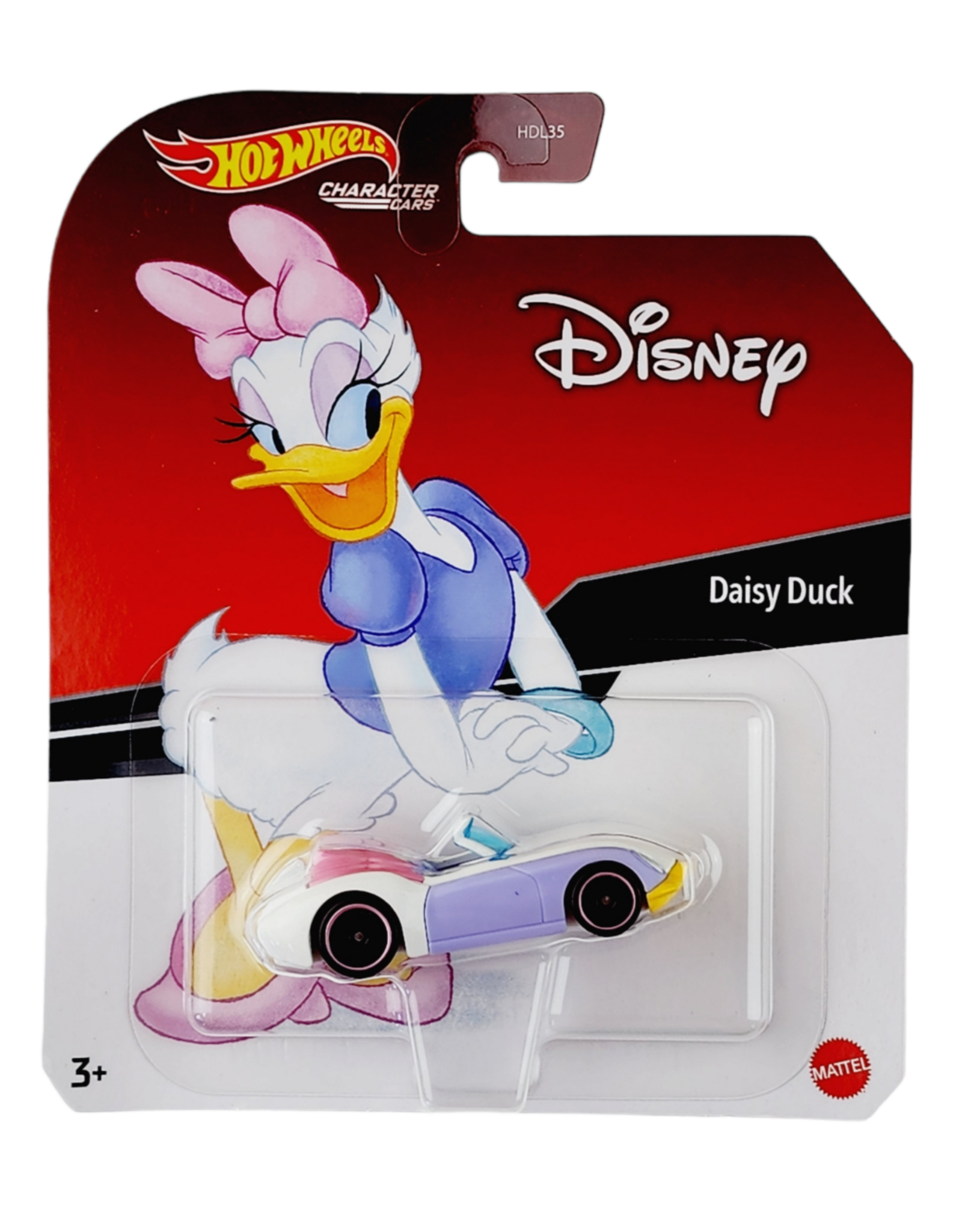 Mattel Hot Wheels Character Car - Daisy Duck