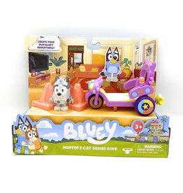 Bluey S5 - Figure & Vehicle - Muffin's Cat Squad Bike