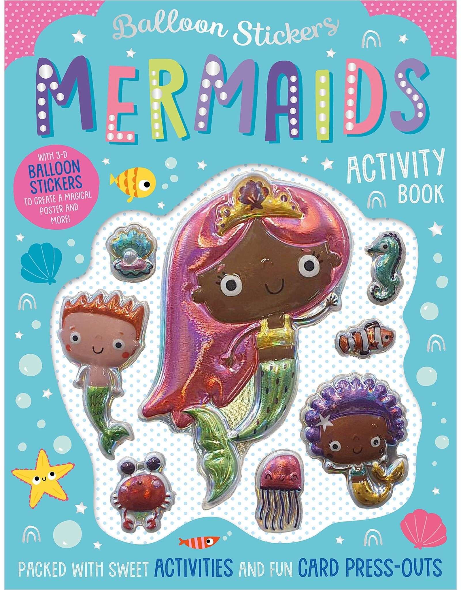 Balloon Stickers Mermaids Activity Book