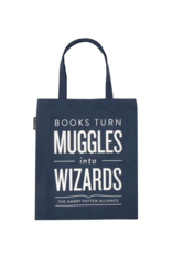 Out of Print Books Turn Muggles into Wizards Tote Bag