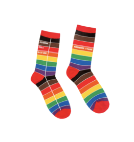 Out of Print Library Card: Pride Socks