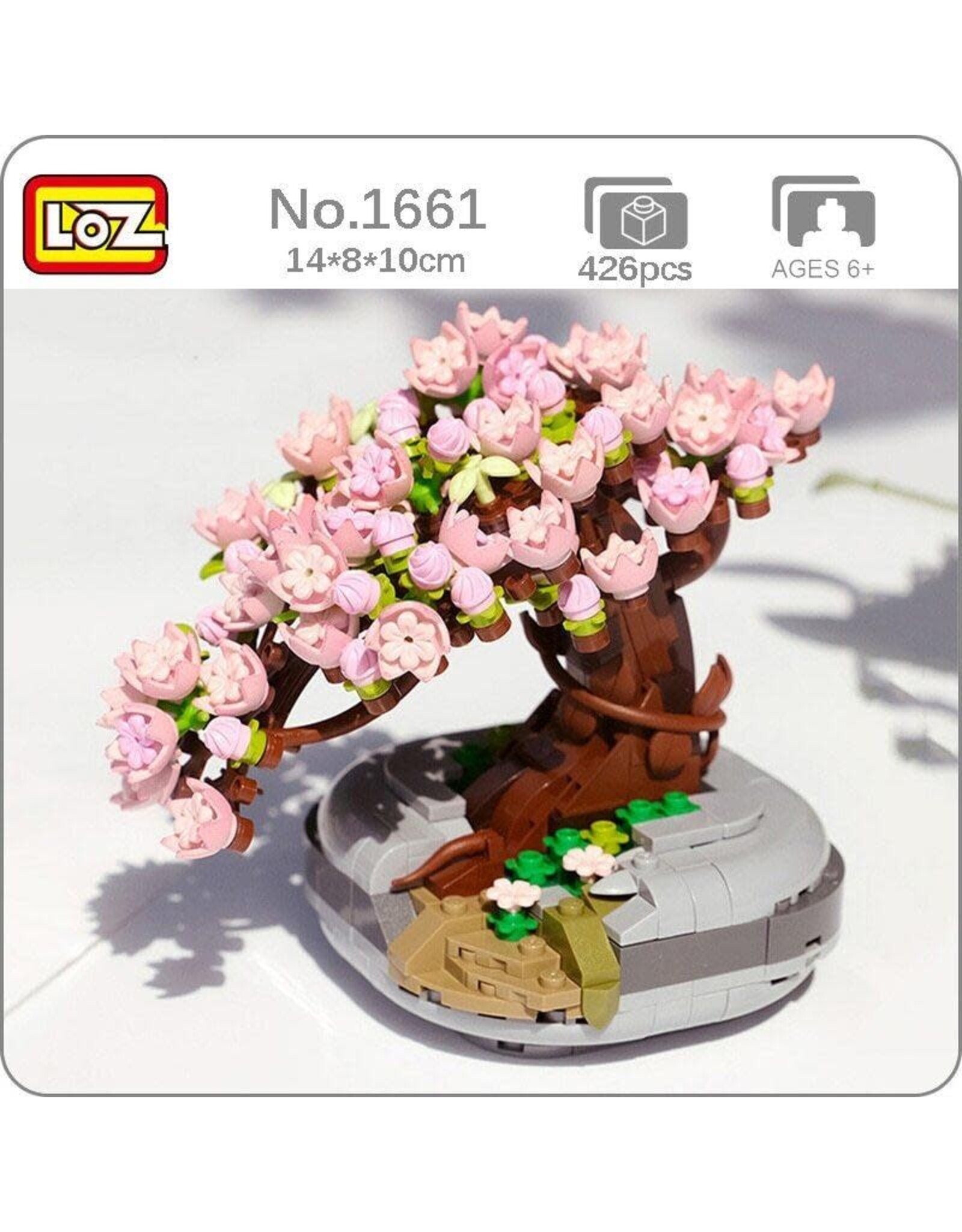 LOZ Sakura Cherry Blossom Bonsai Mini Block Set
