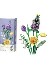 LOZ Violet Bouquet Eternal Flower Mini Block Set