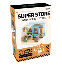 Robotime DIY Super Creator Stackable Dollhouse - Daily Fruit Store