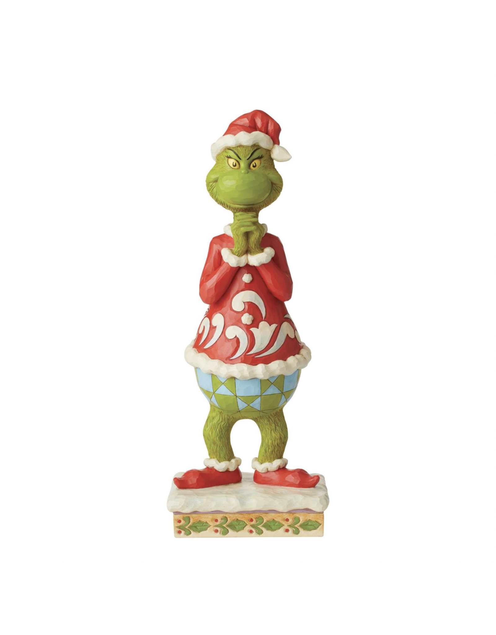 Jim Shore Grinch w/Hands Clenched Deluxe Statue