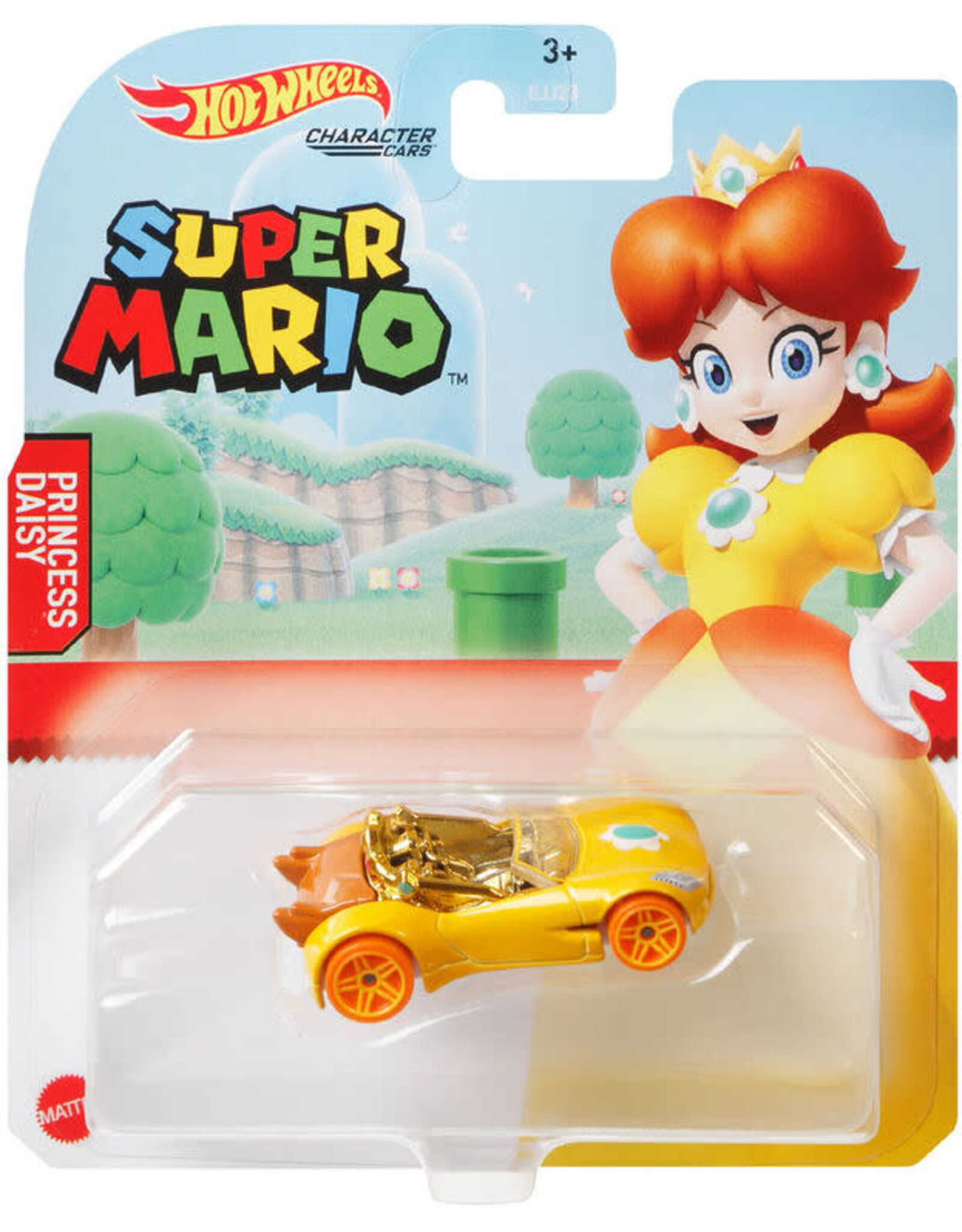 Mattel Hot Wheels Character Car - Princess Daisy