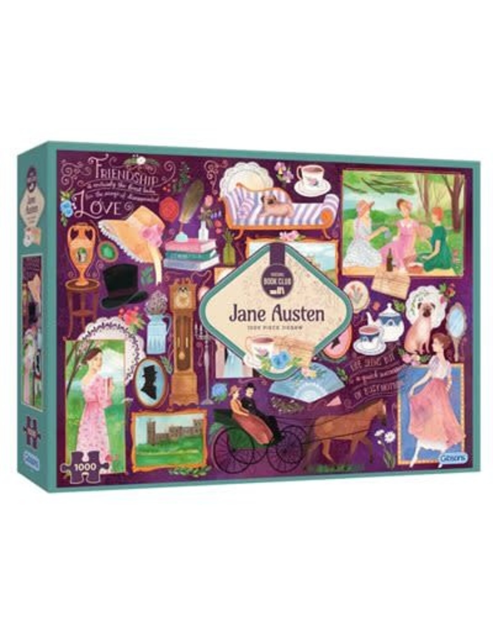 Gibsons Book Club: Jane Austen 1000pc