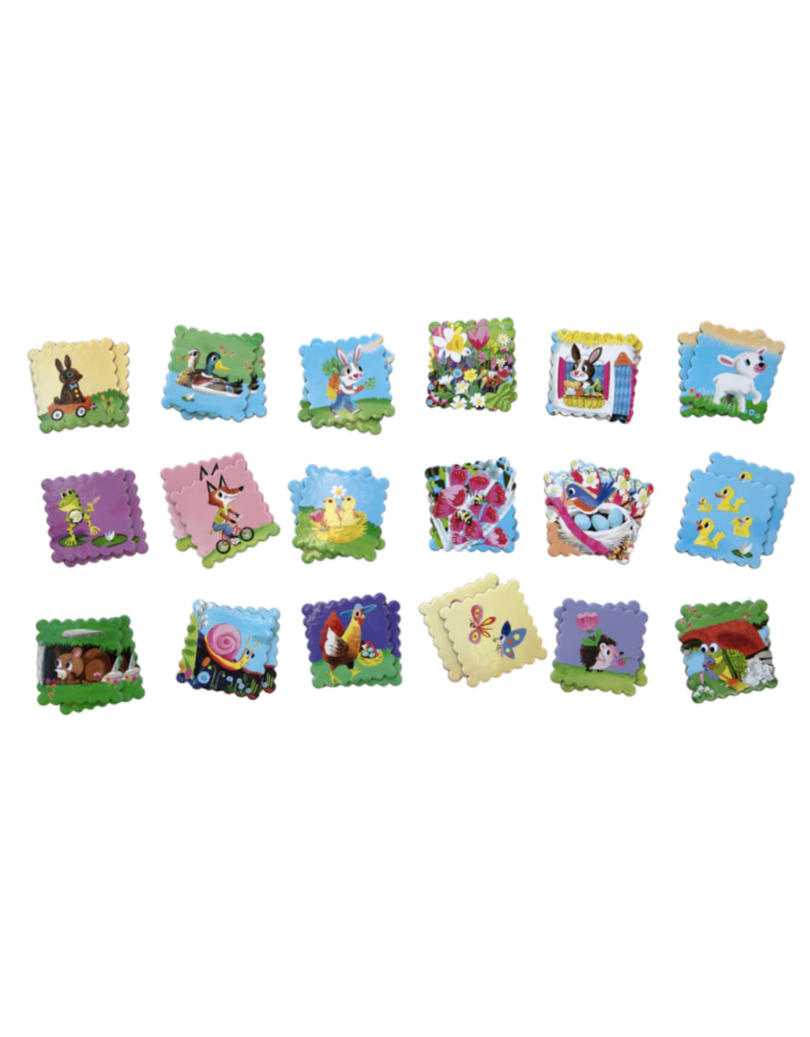 Spring Little Square Memory & Matching Game Tumbleweed Toys