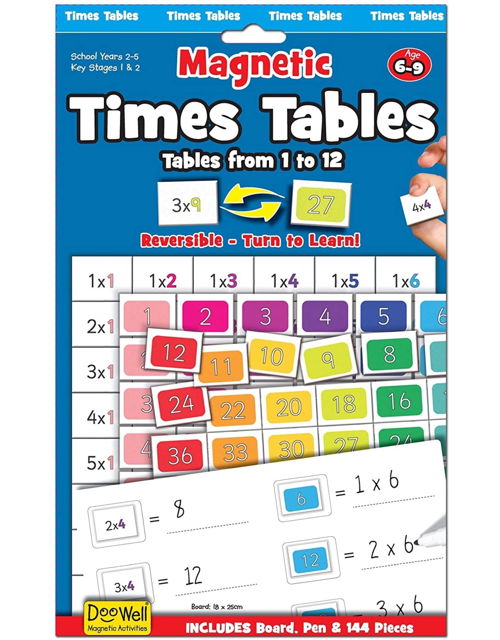 Magnetic Times Tables