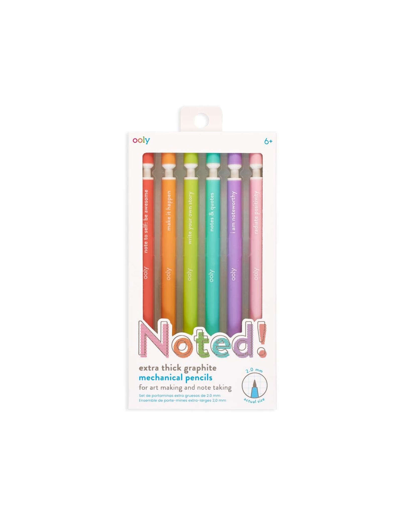 Ooly Noted! Graphite Mechanical Pencils - Set of 6