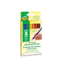 Crayola My First 8ct Easy-Grip Coloured Pencils