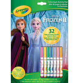 Crayola Colouring & Activity Pad - Frozen II with 7 Markers