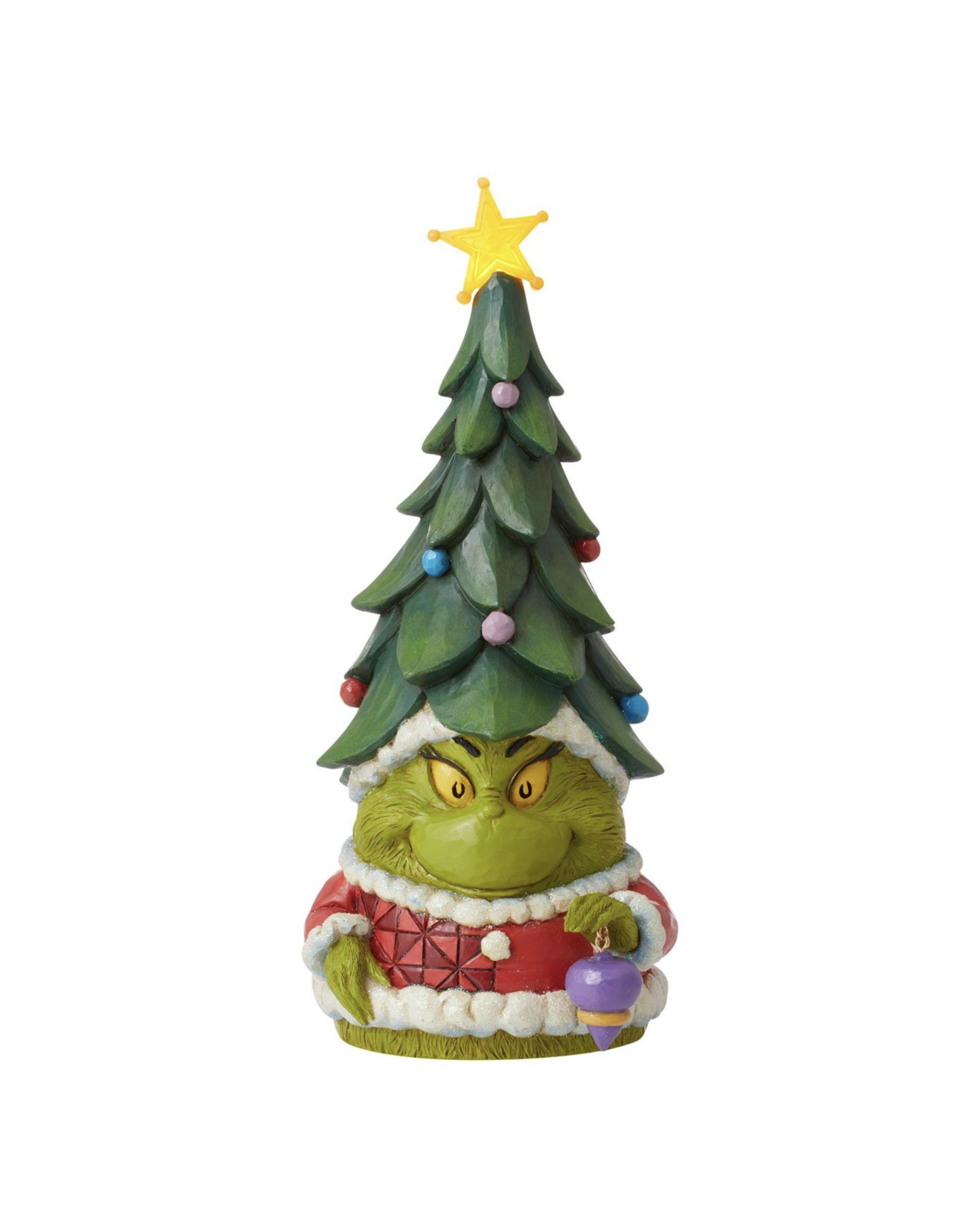 Jim Shore Grinch Gnome with Tree Hat