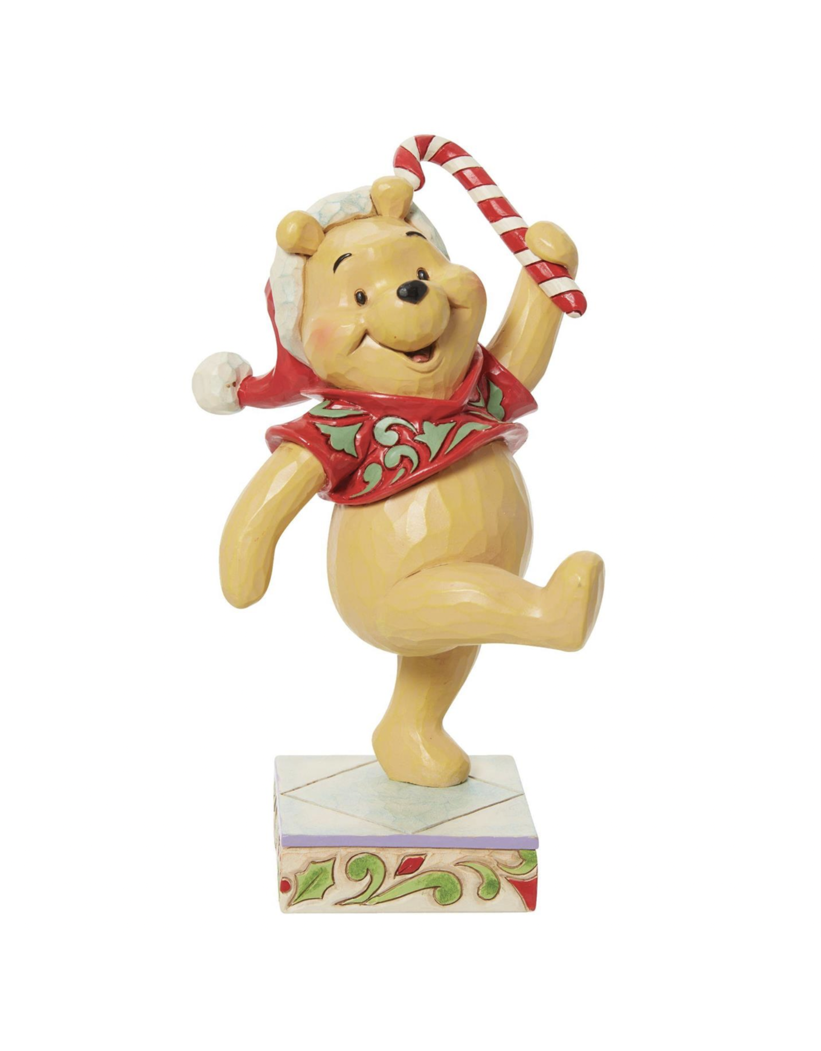 Jim Shore Pooh Christmas Candycane