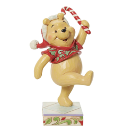 Jim Shore Pooh Christmas Candycane