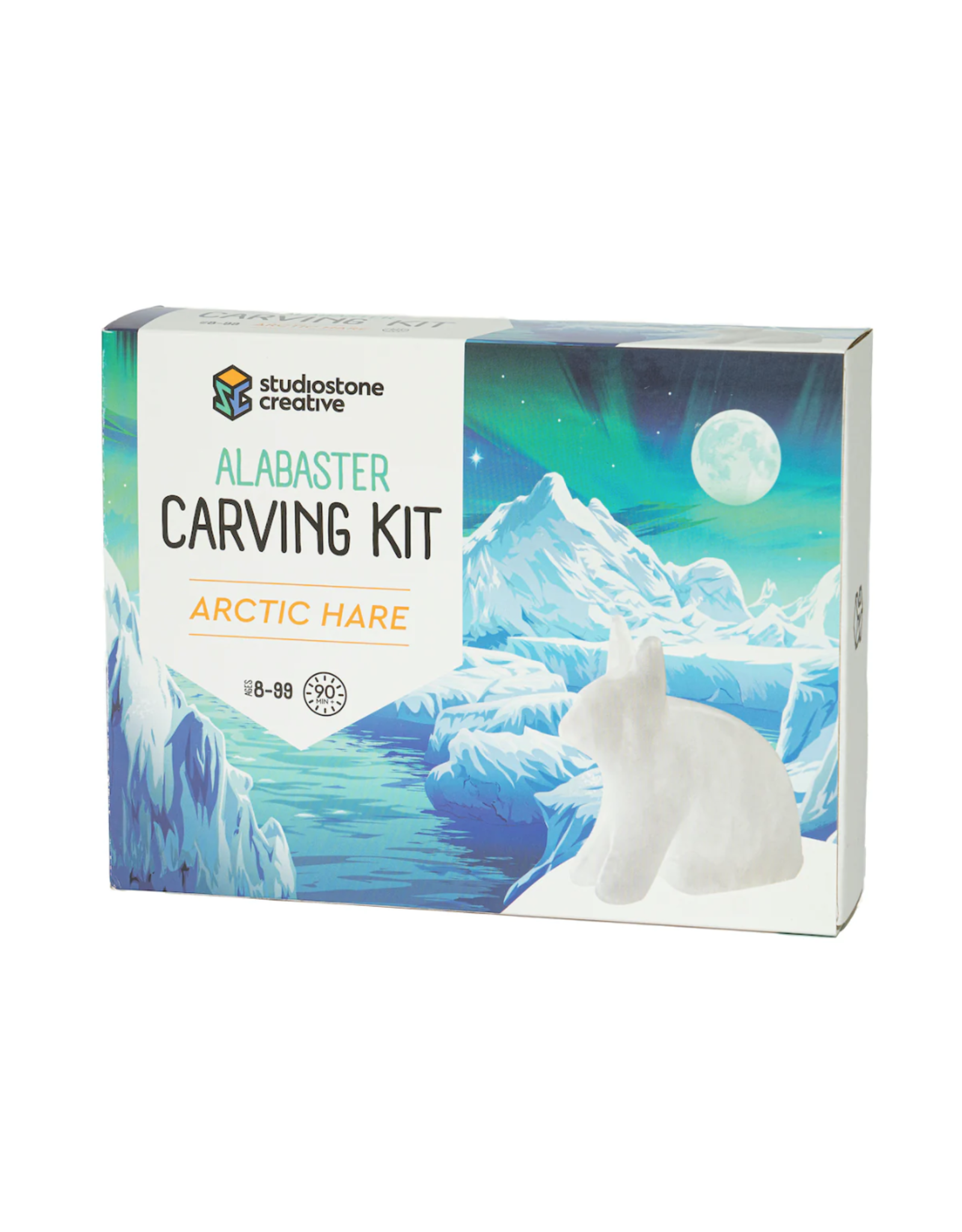 Soapstone Carving Kit - Arctic Hare