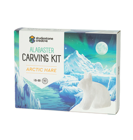 Soapstone Carving Kit - Arctic Hare
