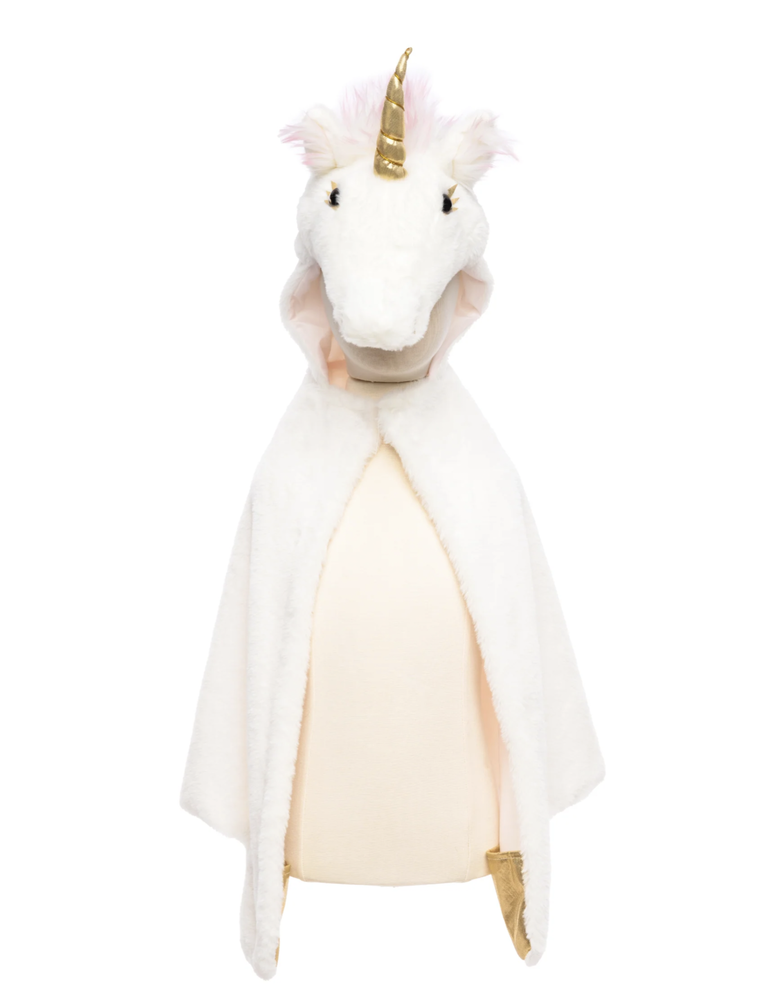 Great Pretenders White Unicorn Cuddle Cape, Size 4/6
