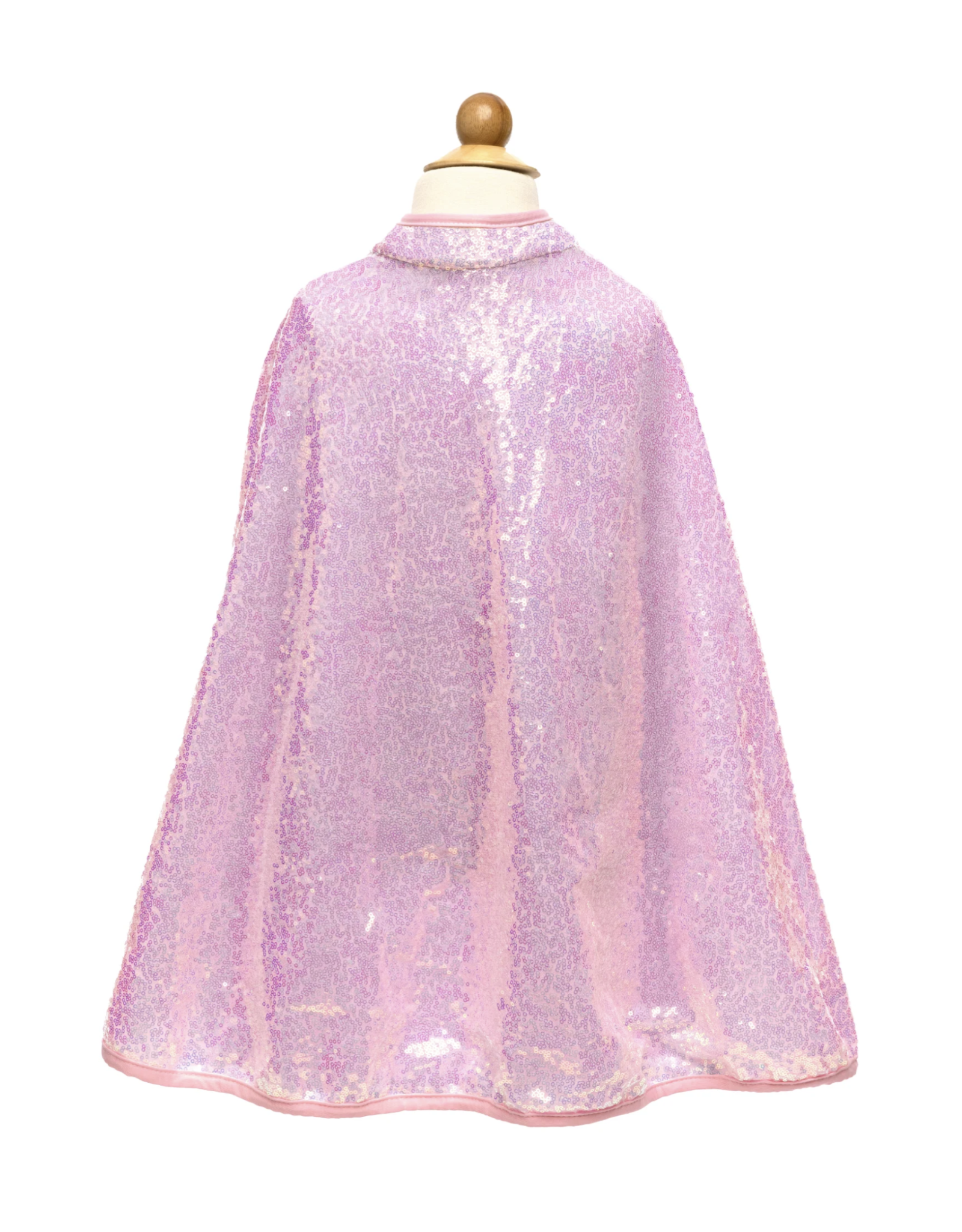 Great Pretenders Pink Sequins Cape, Size 5/6