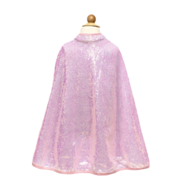 Great Pretenders Pink Sequins Cape, Size 5/6