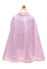 Great Pretenders Pink Sequins Cape, Size 7/8