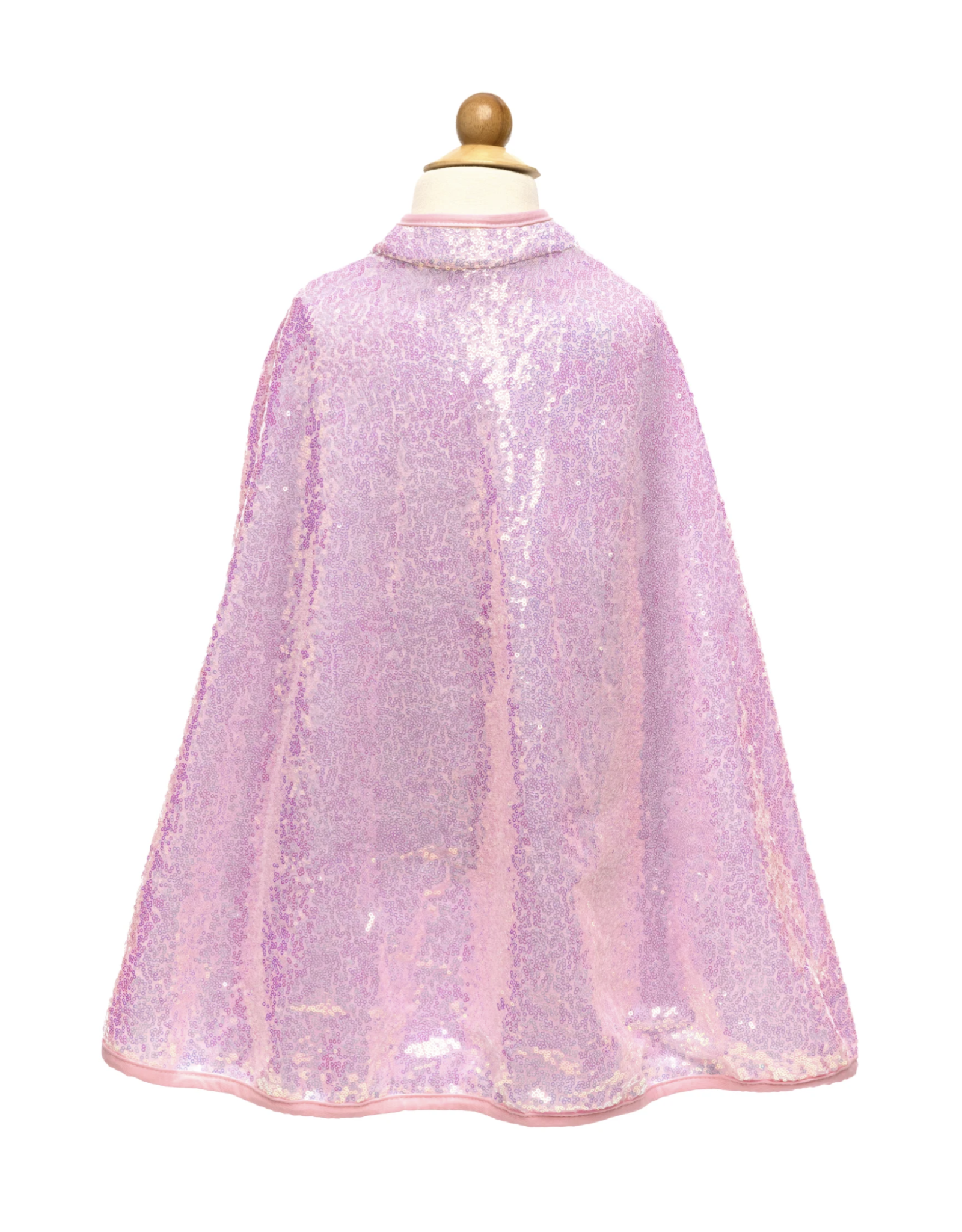 Great Pretenders Pink Sequins Cape, Size 7/8