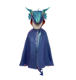 Great Pretenders Azure The Metallic Dragon Cape, Size 5/6