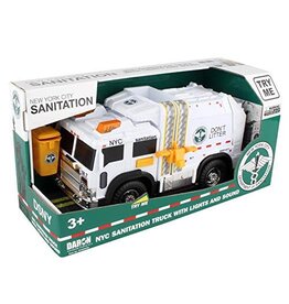 Daron NYC Sanitation Garbage Truck with Lights & Sounds