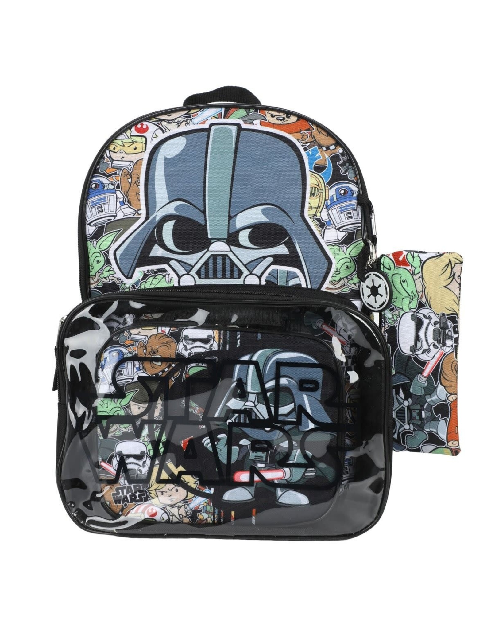 Bioworld Star Wars Youth Chibi Backpack 5pc Set