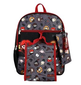 Bioworld Harry Potter Chibi Characters 16" Backpack 5 Piece Set