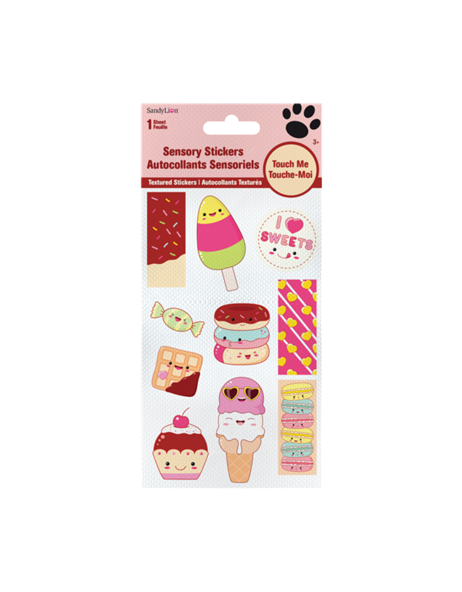 Sweet Treats - Popsicles, Cupcakes, Candy Donuts Sensory Stickers
