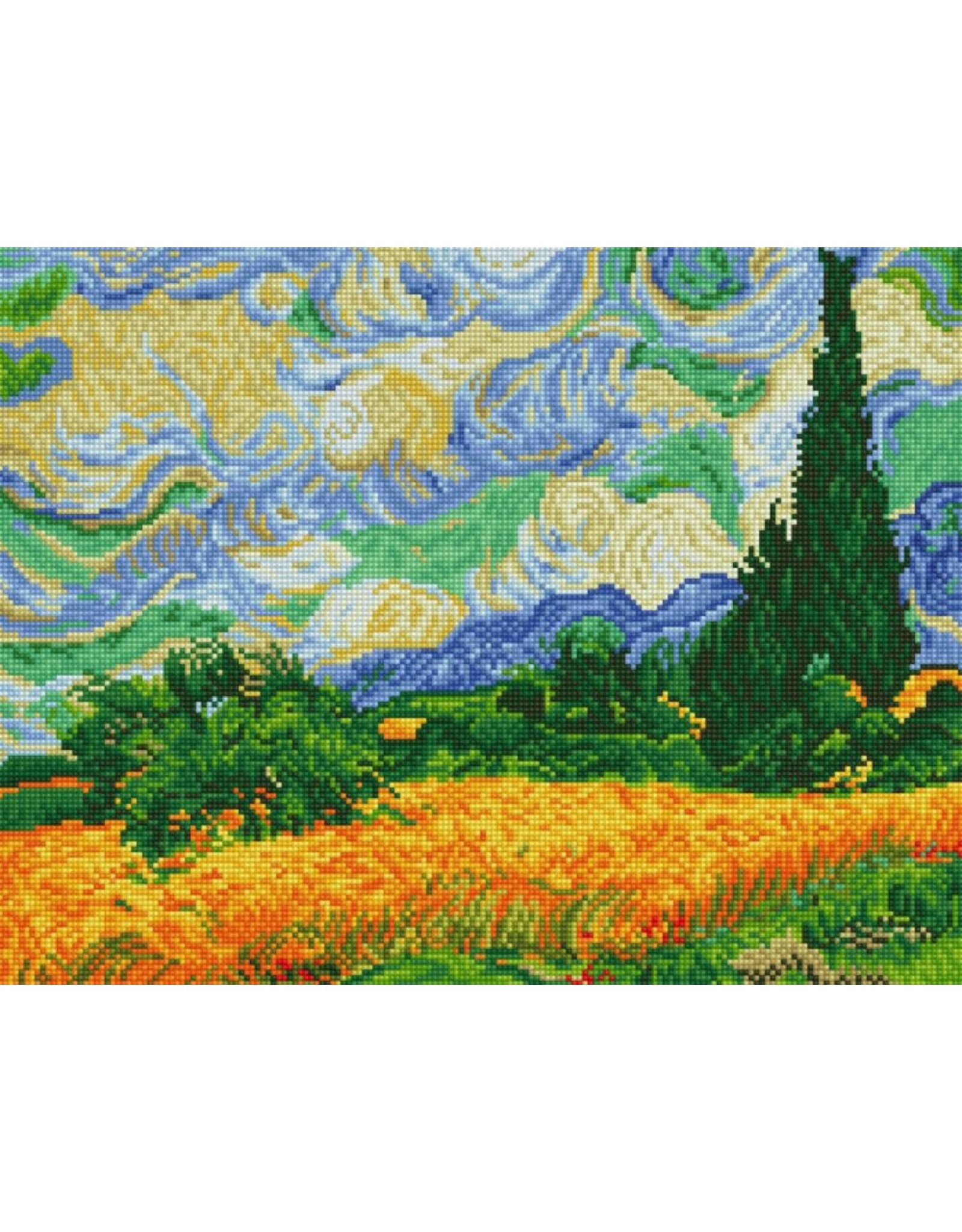 Diamond Dotz Diamond Dotz - Wheat Fields (Van Gogh)