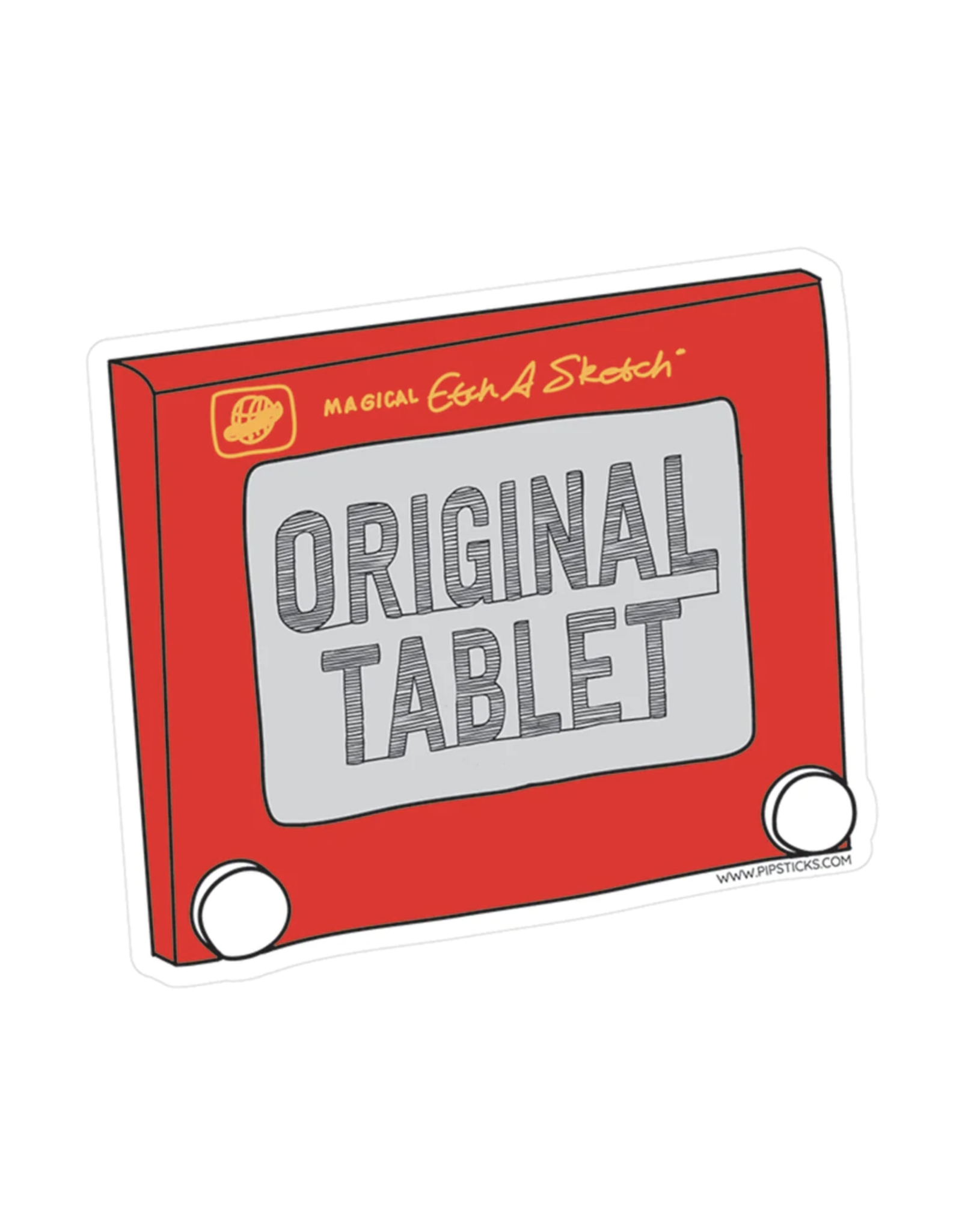 Pipsticks Original Tablet Vinyl Sticker