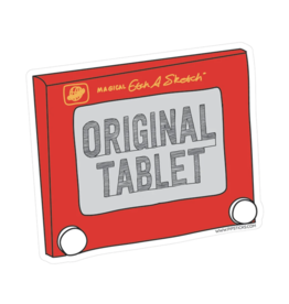 Pipsticks Original Tablet Vinyl Sticker