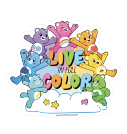 Pipsticks Care Bears Live In Full Color Vinyl Sticker