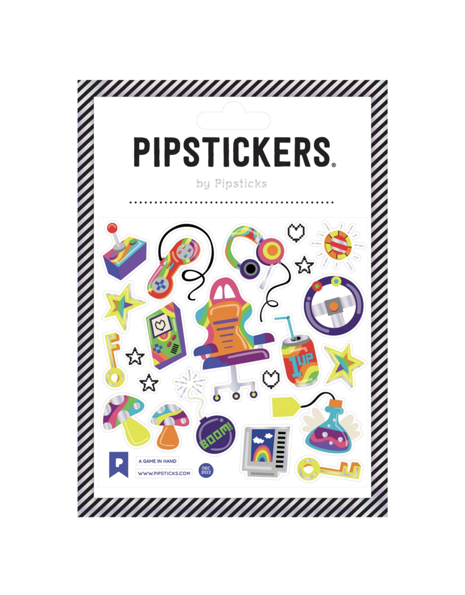 Pipsticks A Game In Hand Stickers