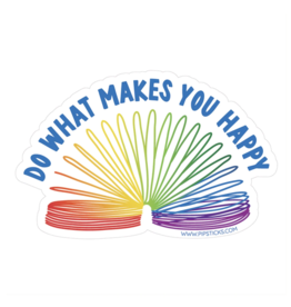Pipsticks What Makes You Happy Vinyl Sticker