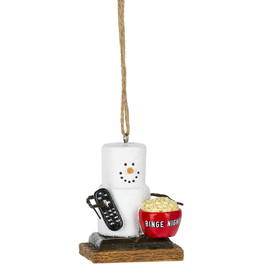 Ganz S'mores Binge TV Watching Ornament